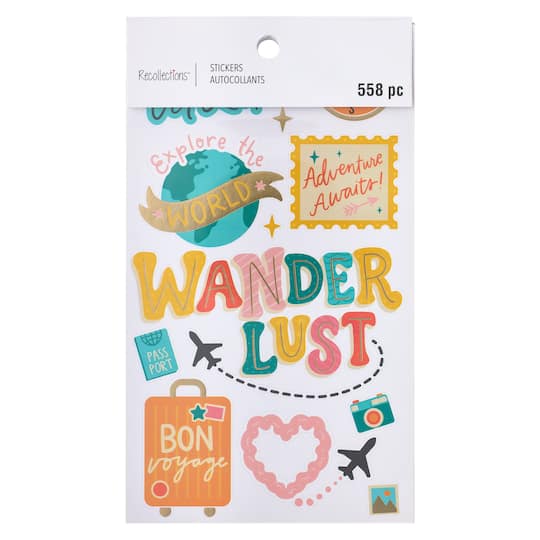 Wanderlust Stickers by Recollections™